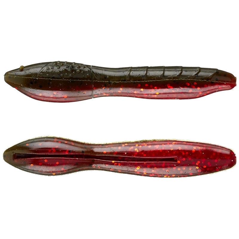 MISSILE BAITS BOMBA WORM 3.5'' GREEN PUMPKIN DIABLO