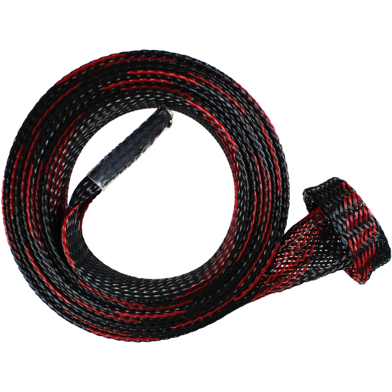 BAITSFISHING FUNDA MALLA PARA CAÑA CASTING NEGRA/ROJA
