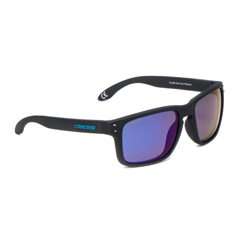CRESSI GAFAS BLAZE POLARIZADA CARBON LENTE AZUL ESPEJO
