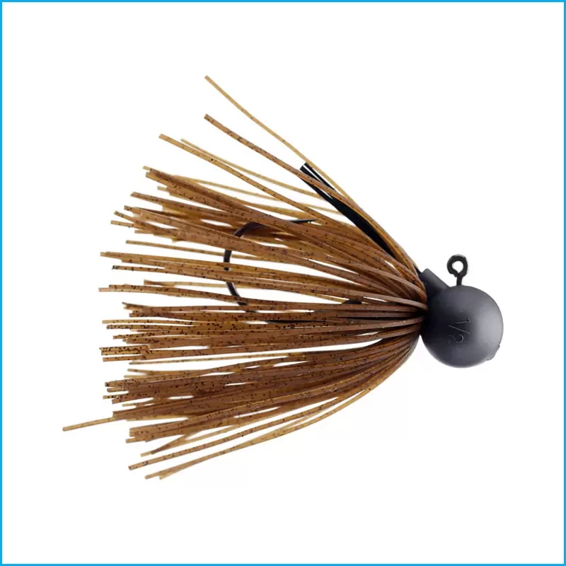 KEITECH MODEL 2 FOOTBALL JIG DARK GREEN PUMPKIN PP 105