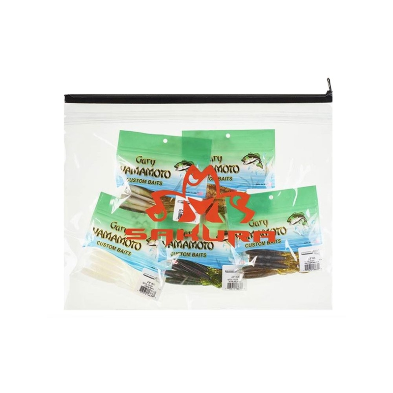 SAKURA ZIP BAG XL TRANSPARENTE