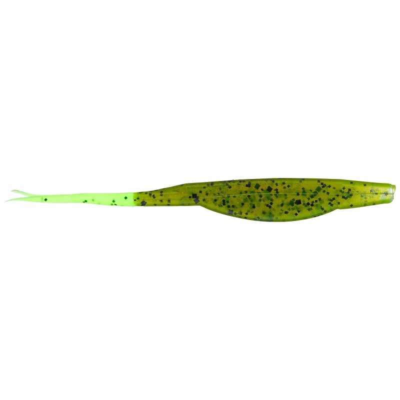 ZOOM SALTY SUPER FLUKE WATERMELON CHARTREUSE