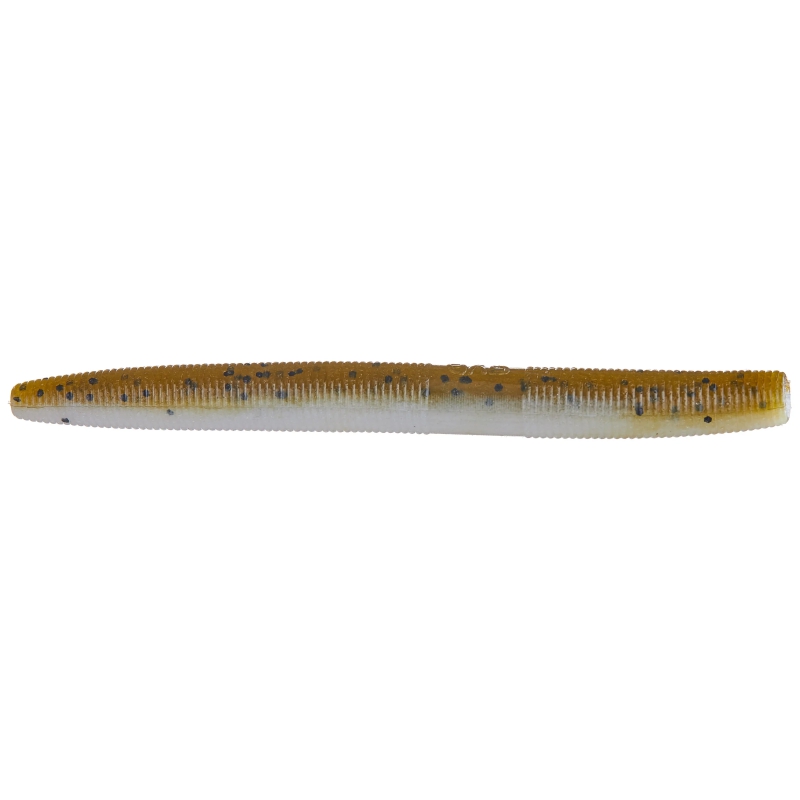 GARY YAMAMOTO SENKO 4" GREEN PUMPKIN WHITE LAMINATE