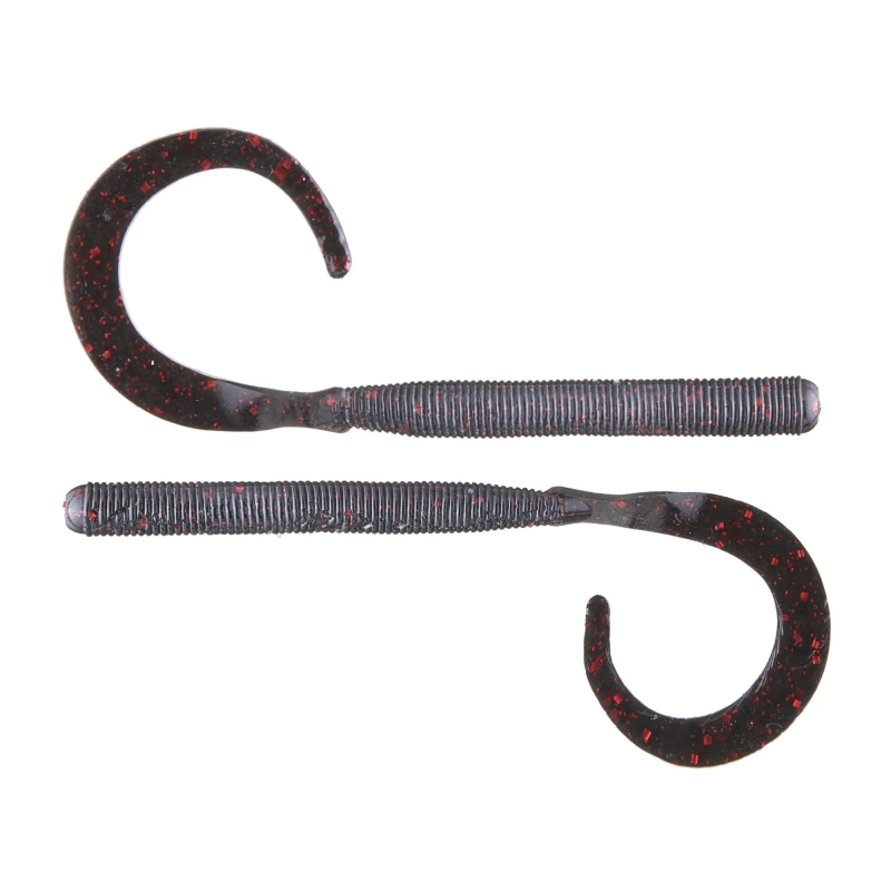 ZOOM CURLY TAIL 4'' BLACK...