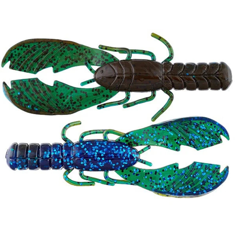X ZONE LURES MUSCLE BACK FINESSE CRAW 3.25'' OKEECHOBEE CRAW