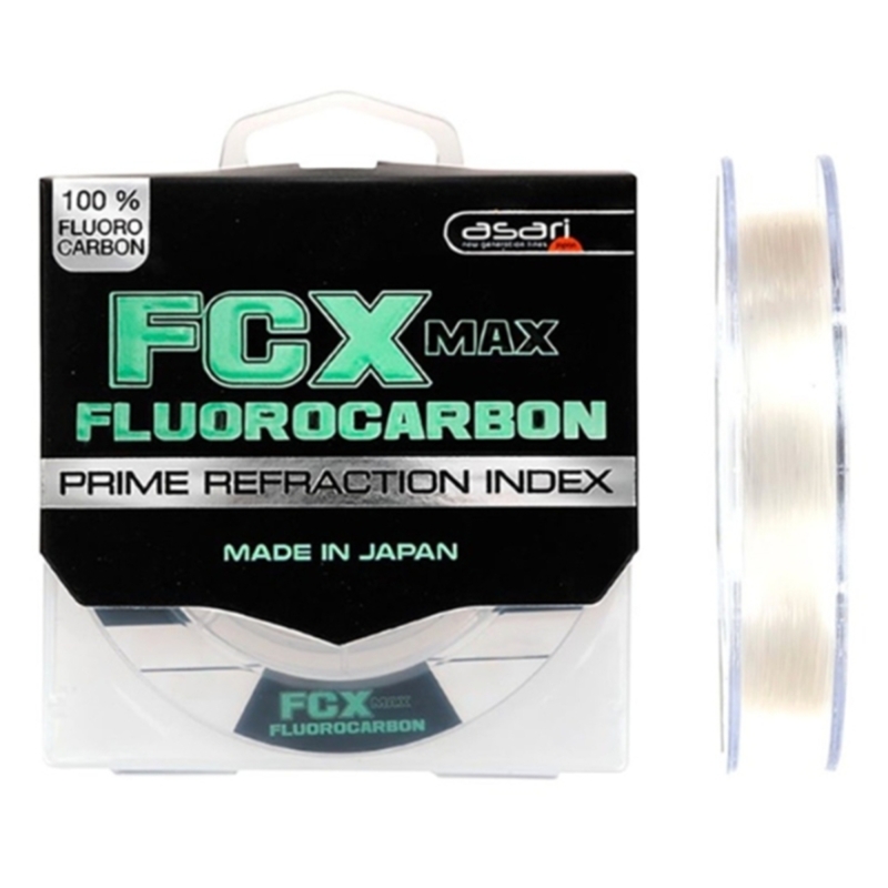 ASARI FCX MAX FLUOROCARBONO 100% 0.37MM 50MTS ESPECIAL BAJOS