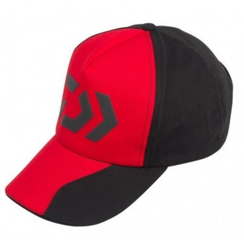 DAIWA GORRA BICOLOR NEGRA ROJA