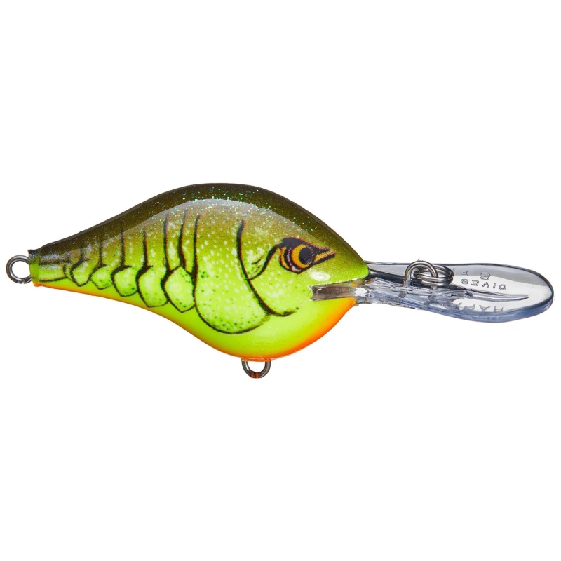 RAPALA CRANKBAIT DT8 CHATREUSE ROOTBEER CRAWDAD