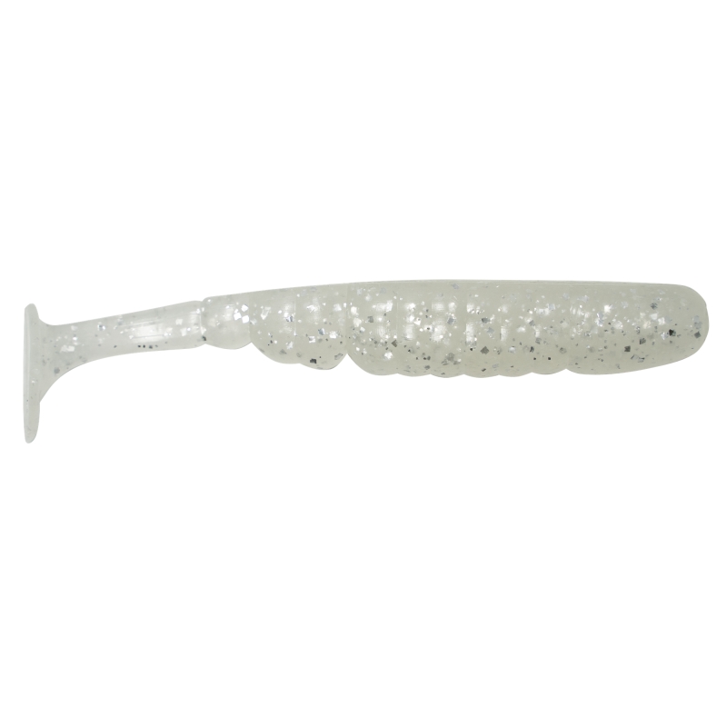 BAITBREATH TT SHAD 4.8'' CLEAR WHITE SILVER