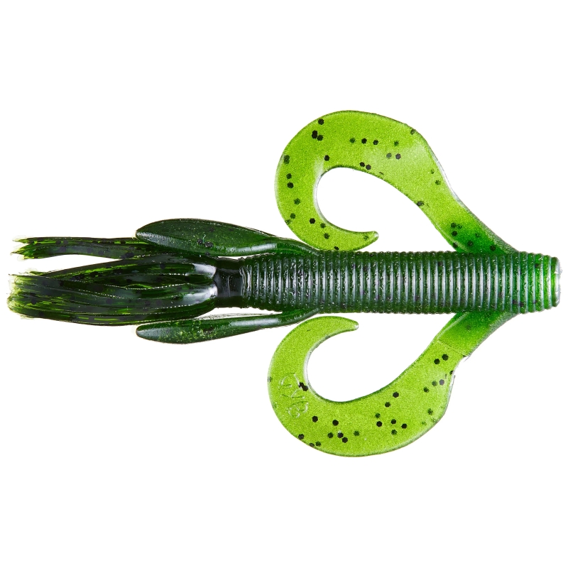 YAMAMOTO KREATURE 4" WATERMELON BLACK FLK