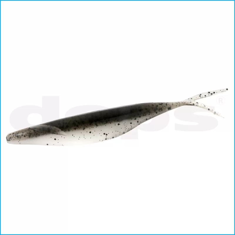 DEPS SAKAMATA SHAD 4'' CLEAR SMOKE PEPPER 103