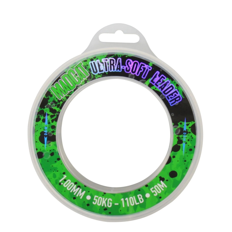 MADCAT ULTRA-SOFT MONO LEADER 1MM 50MTS