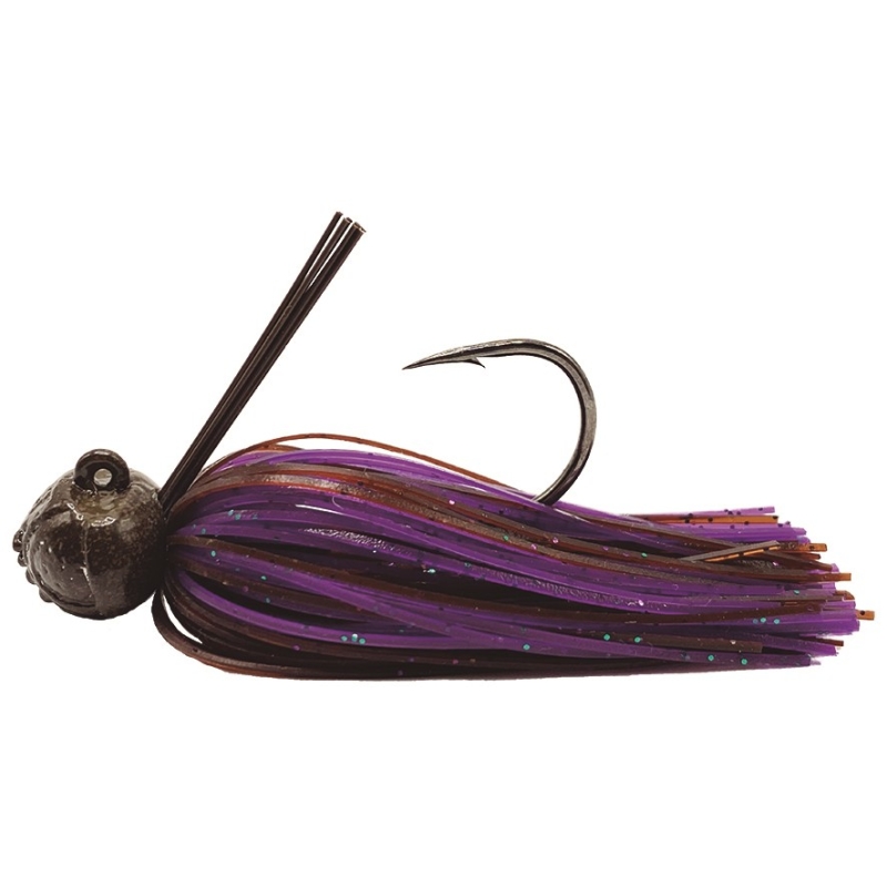 AGR FOOTBALL JIG BROWN PURPLE