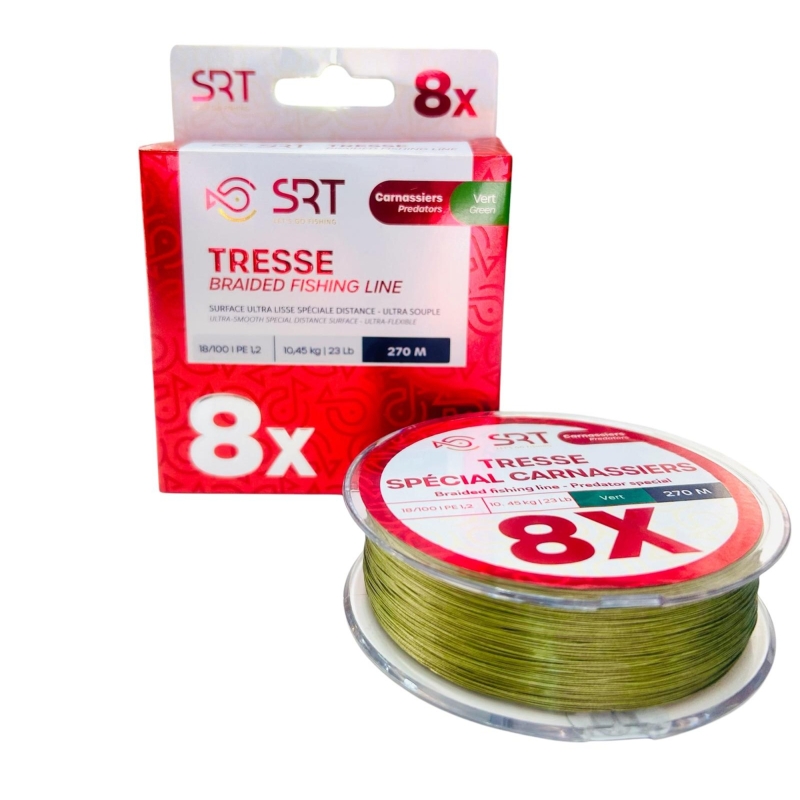 STR TRENZADO 8X MOSS GREEN 135 MTS