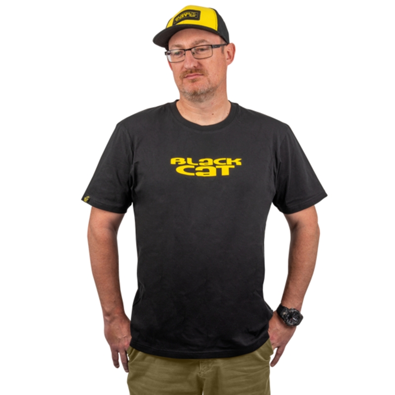 CAMISETA BLACK CAT LOGO TSHIRT