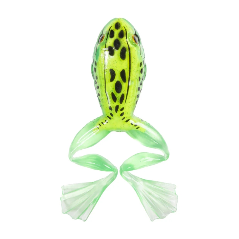 LIVETARGET FREESTYLE FROG 2.0 2" GREEN WHITE 1037