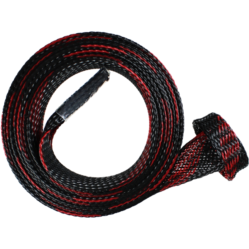BAITSFISHING FUNDA MALLA PARA CAÑA CASTING NEGRA/ROJA