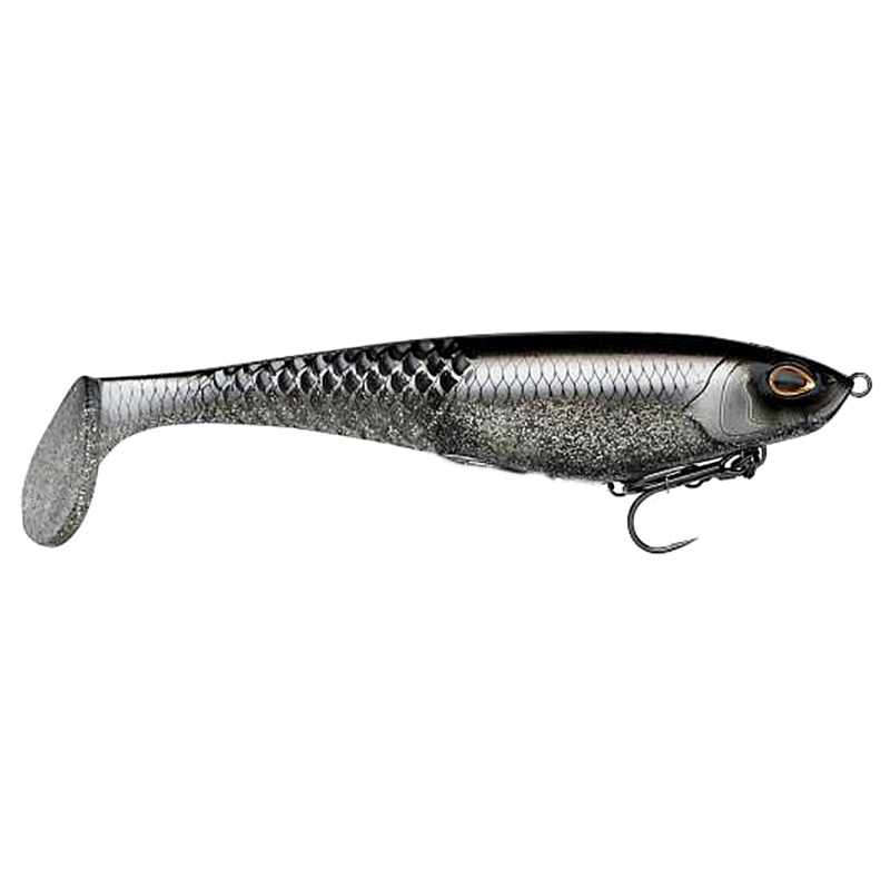 BERKLEY POWERBAIT CULLSHAD 15CM SHALLOW BLACK GHOST