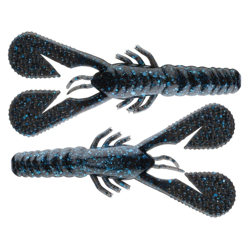 ZMAN TURBO CRAW 4" BLACK BLUE FLAKE