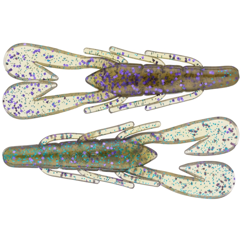 ZOOM ULTRAVIBE SPEED CRAW 3.5" SPRAYED GRASS