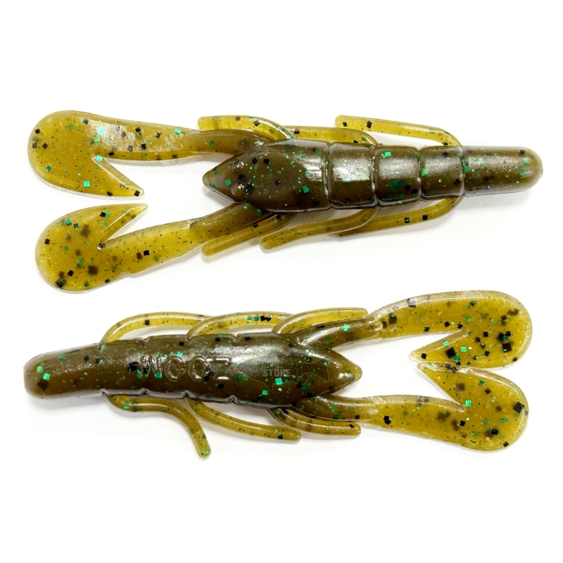 ZOOM ULTRAVIBE SPEED CRAW 3.5" GREEN PUMPKIN GREEN