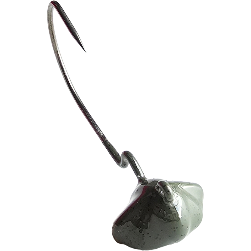 AGR SHAKY HEAD GREEN 4PK