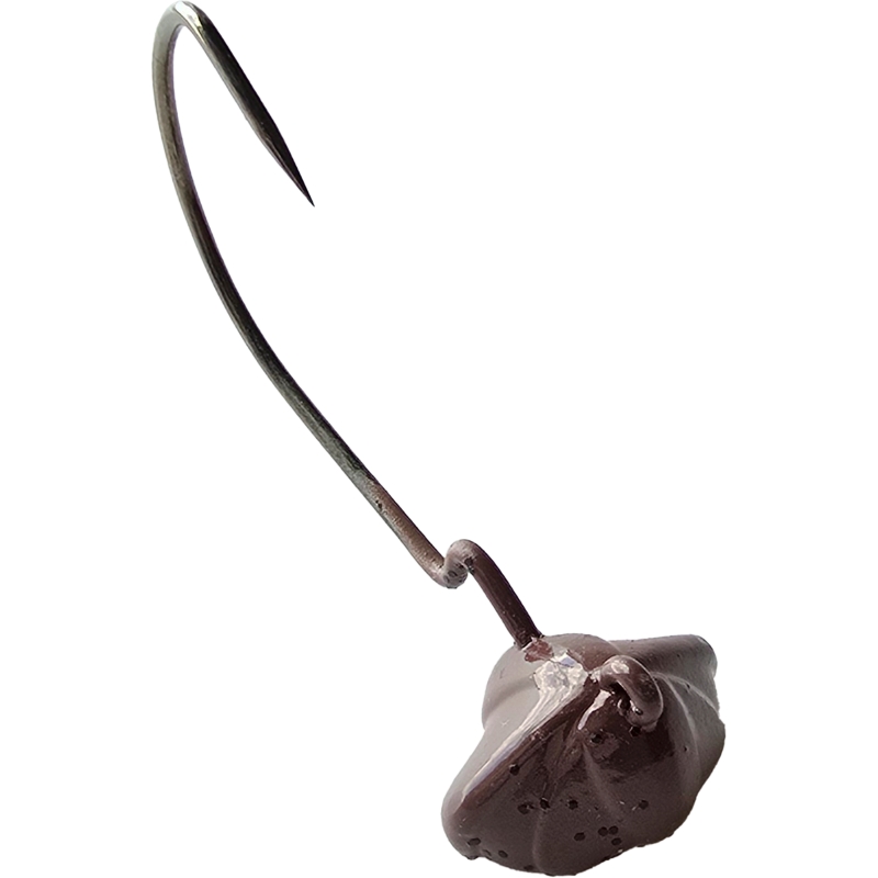 AGR SHAKY HEAD BROWN 4PK