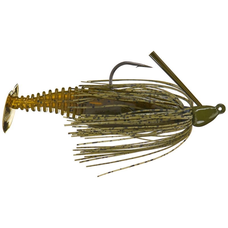 GAMBLER EZ SHAKER SWIM JIG 4" 1/2OZ GREEN PUMPKIN