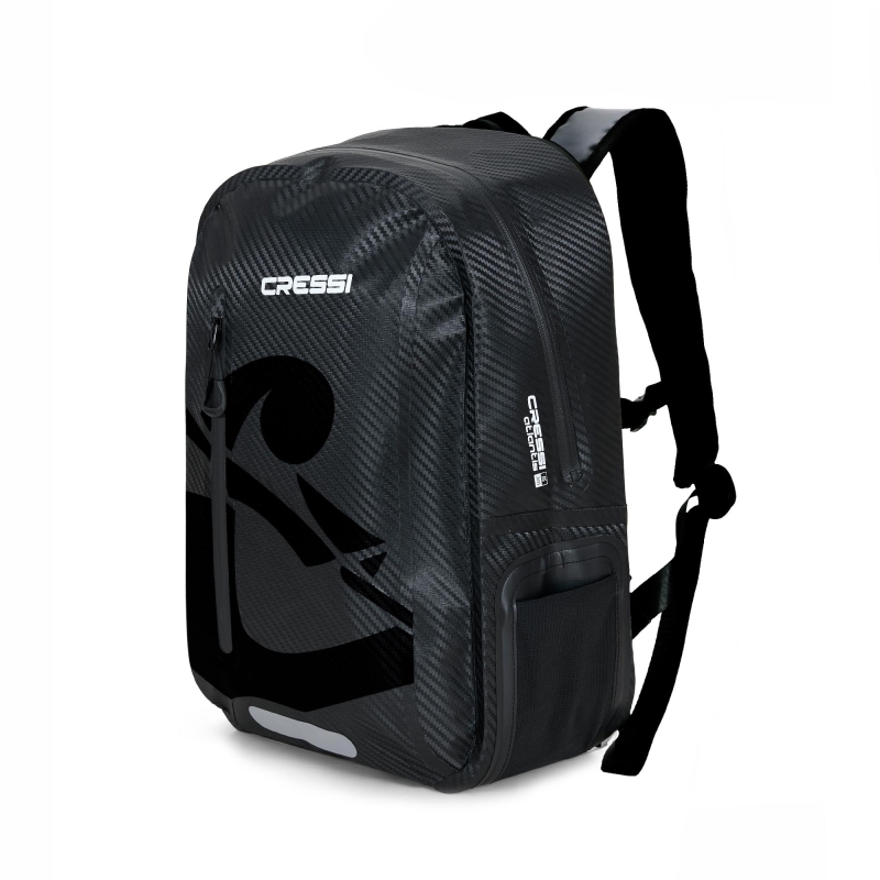CRESSI MOCHILA ATLANTIS DRY CARBON BLACK 30LTS