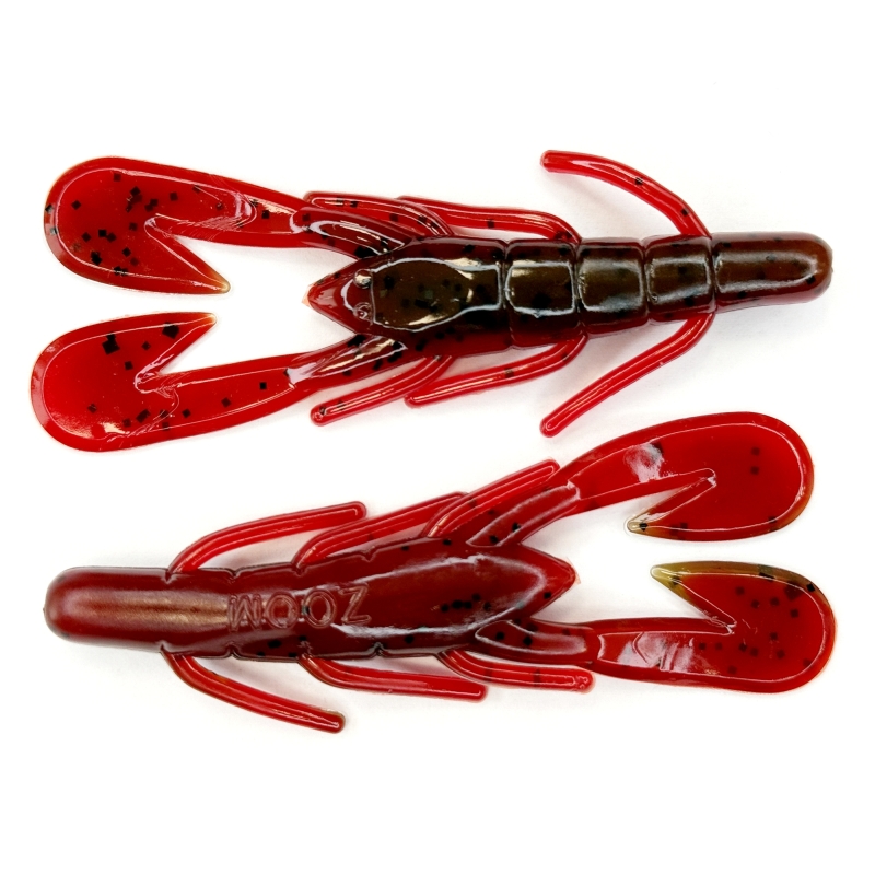 ZOOM ULTRAVIBE SPEED CRAW 3.5" GREEN PUMPKIN TOMATO