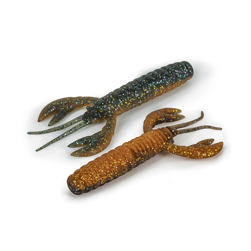 MOLIX CRAW FLEX 3" UV METALLIC BACK ORANGE 493