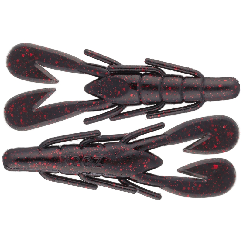 ZOOM MAGNUM ULTRAVIBE SPEED CRAW BLACK RED GLITTER