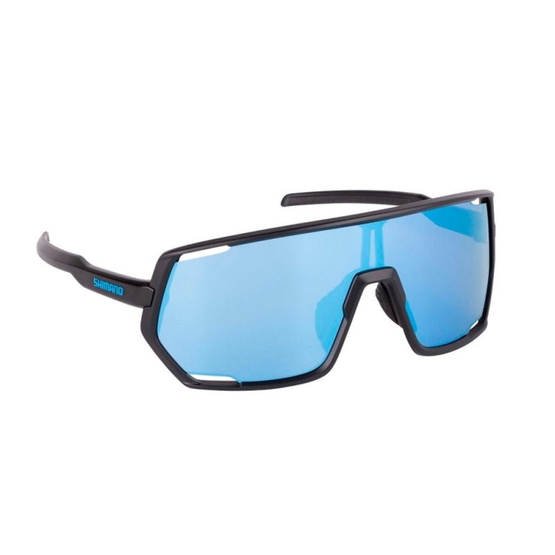 SHIMANO GAFAS EYEWEAR LESATH BM MATTE BLACK BLUE MIRROR