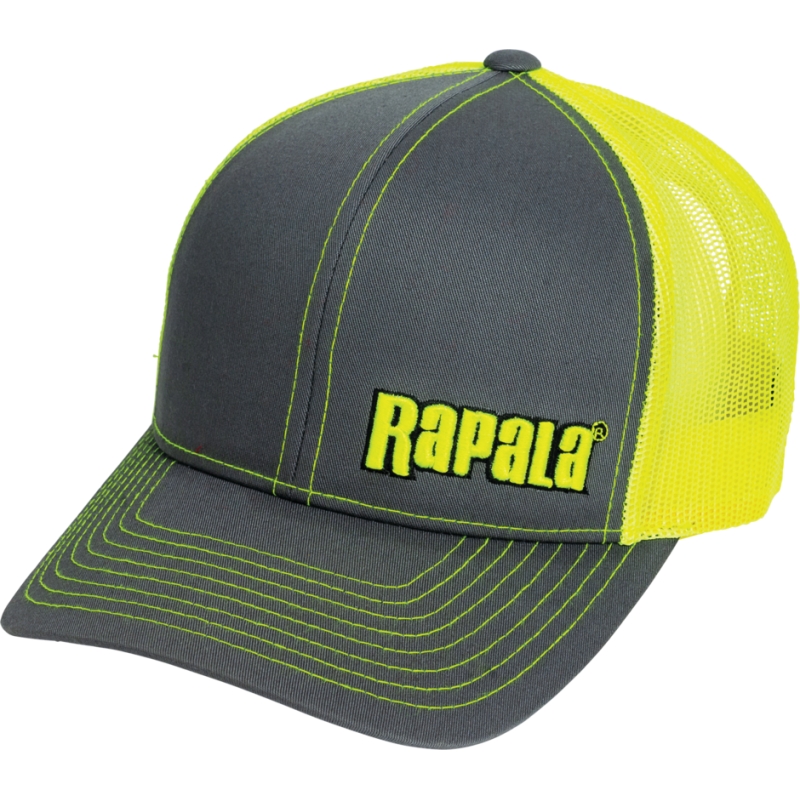 RAPALA GORRA FLEXFIT FISH GREEN MESH NEON