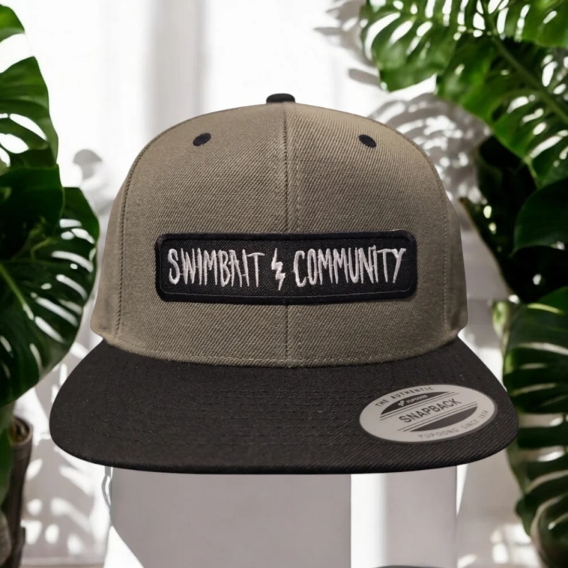 SWIMBAIT COMMUNITY GORRA YP CLASSICS OLIVE BLACK PARCHE BORDADO