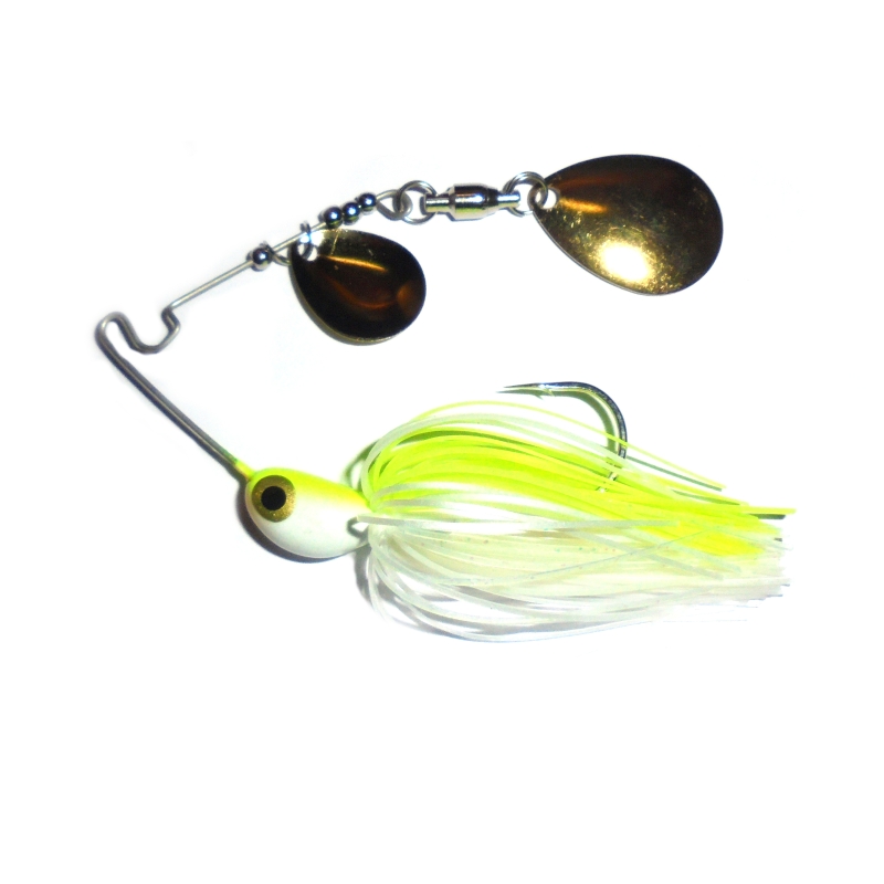 LONGASBAITS SPINNER 4WIND FINESSE DC WHITE CHARTREUSE
