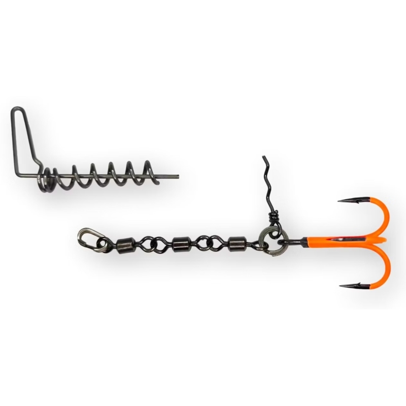 PIKECRAFT STINGER SET 3 SWIVEL CHAIN KIT UVO M 1/0 - BKK
