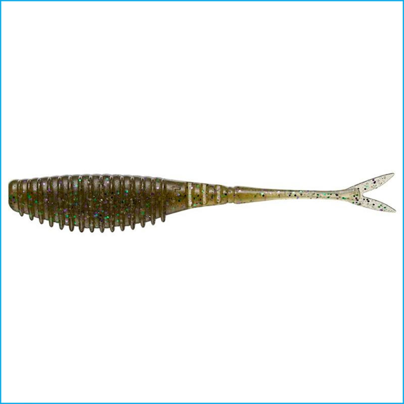 EVERGREEN BULL POINT SHAD 4.5" GREEN PUMPKIN CANDY 179