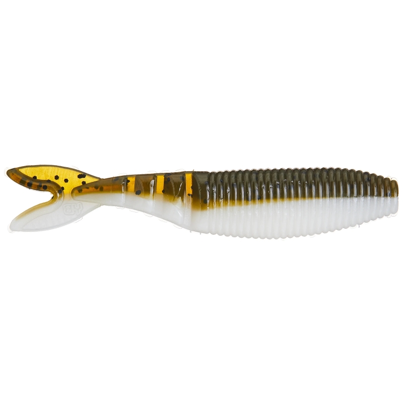 YAMAMOTO ZAKO SLIM 3.5" GREEN PUMPKIN BLK WHITE