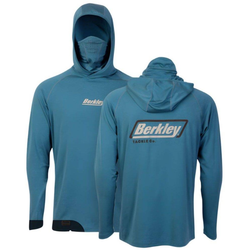 BERKLEY CAMISETA TECNICA UV LONG SHIRT HEATHER AZUL