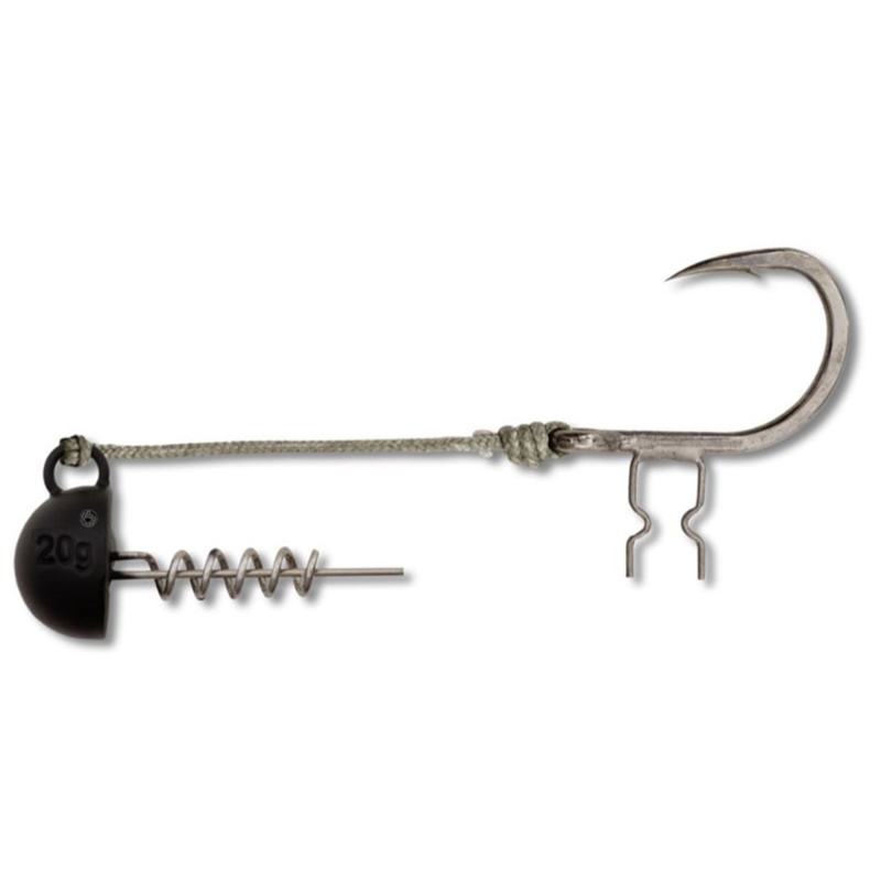 BLACK CAT CABEZA PLOMADA SHAD CLAW RIG