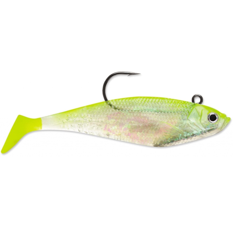 STORM WILDEYE SWIMBAIT SHAD 6'' SHINER CHARTREUSE SILVER