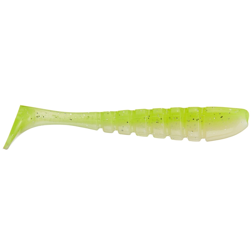 X ZONE LURES PRO SERIES MEGA SWAMMER 5.5" CHARTREUSE PEARL
