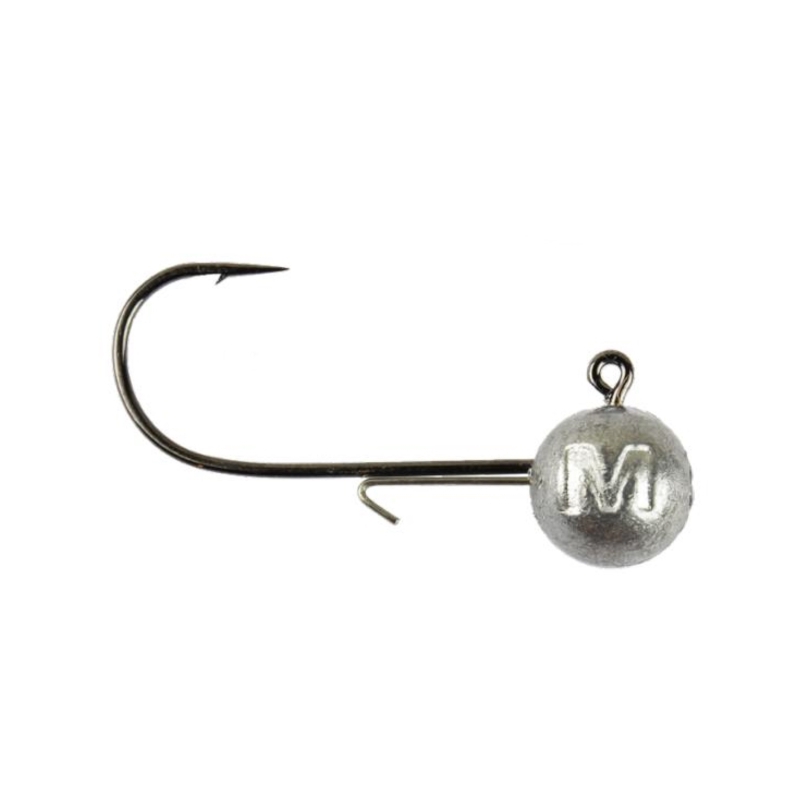 Testa Piombata Mustad Jig UV – Esche Morbide Per Pesca A Coho, Steelhead, Trota E Walleye, Con Grip-Pin, Amo 3/0 32833NP-BN.