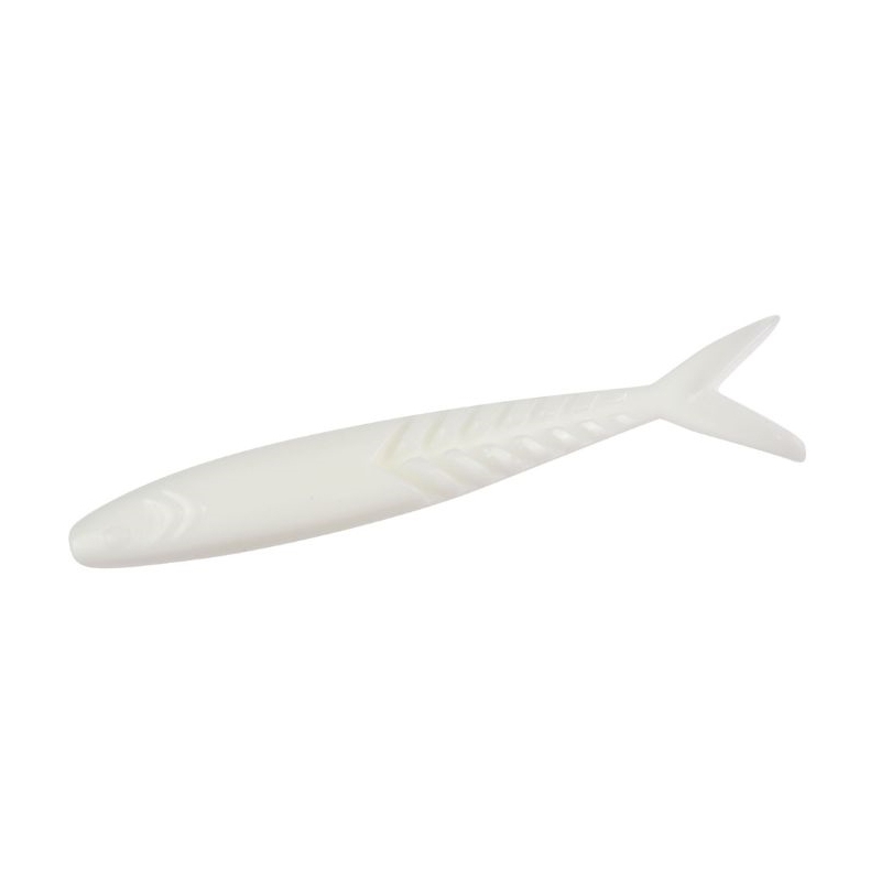 ZOOM SHIMMER SHAD 4.25'' WHITE