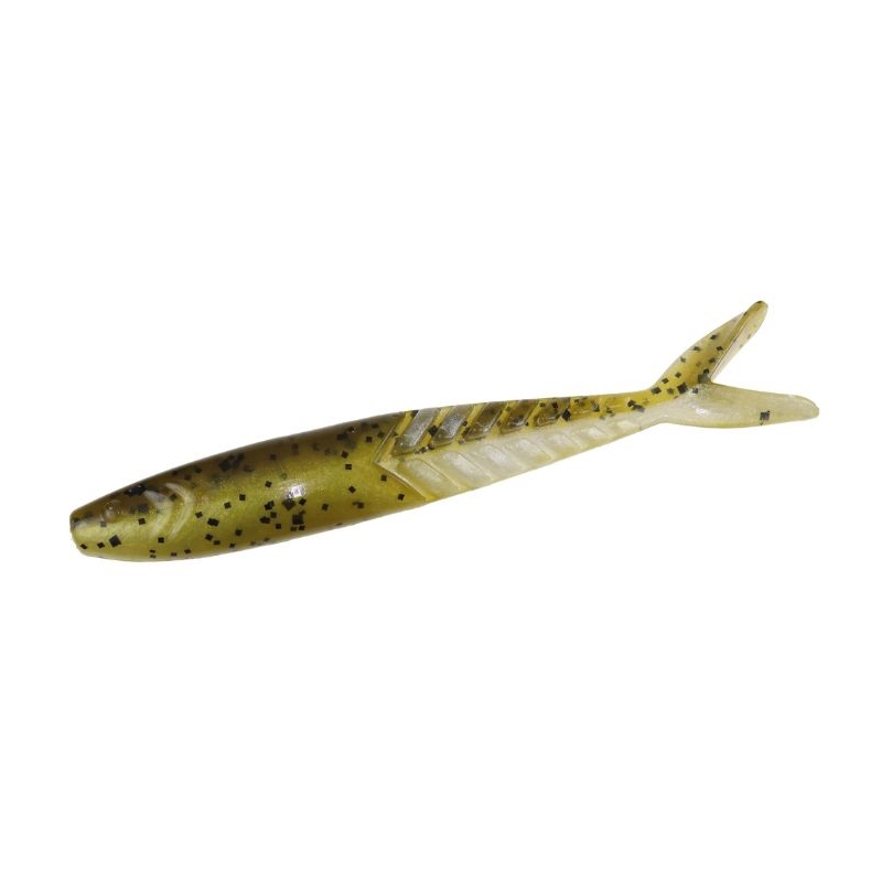 ZOOM SHIMMER SHAD 4.25'' GREEN PUMPKIN PEARL