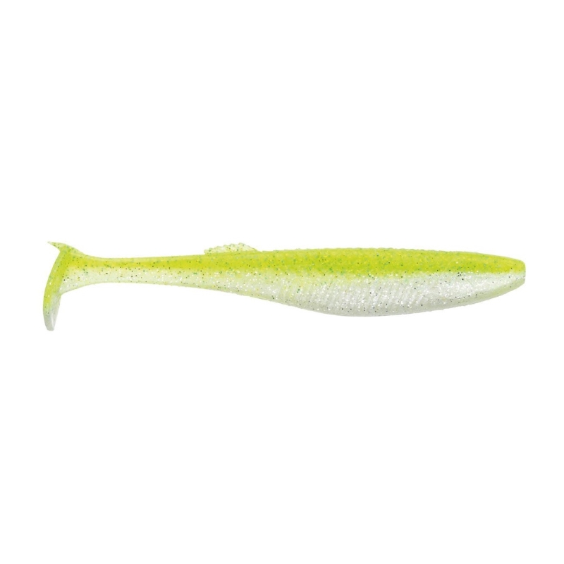 RAPALA CRUSHCITY THE KICKMAN 5'' CHARTREUSE WHITE CWF