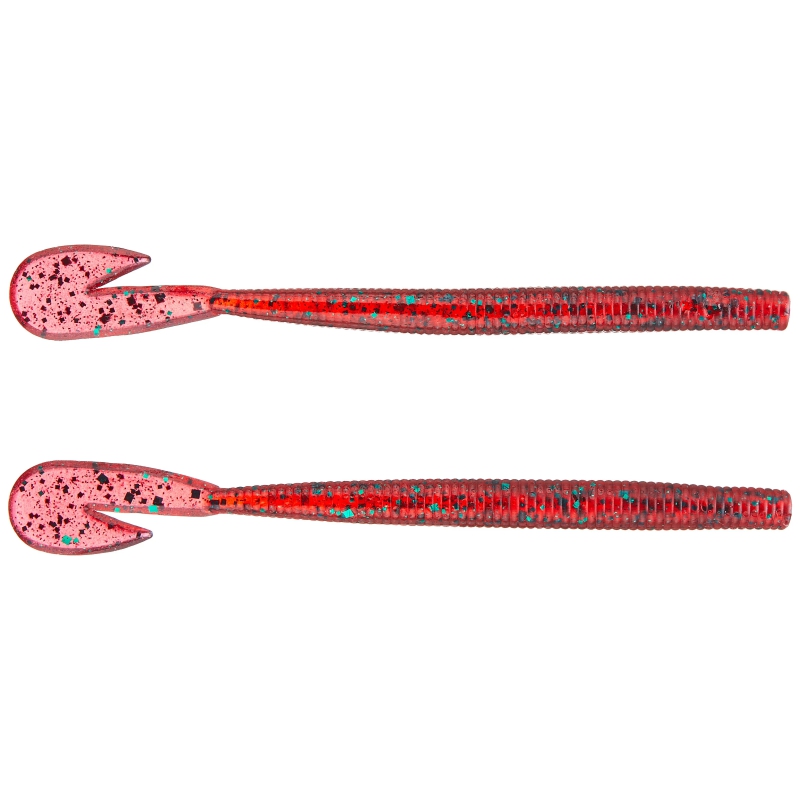 ZOOM ULTRAVIBE SPEED WORM 6" RED BUG