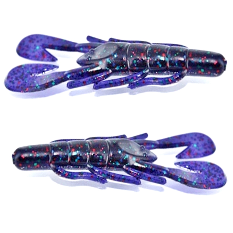 copy of ZOOM ULTRAVIBE SPEED CRAW 3.5" BLACK BLUE CLAW