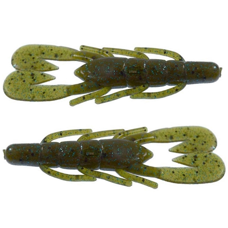 ZOOM ULTRAVIBE SPEED CRAW 3.5" GREEN PUMPKIN BLUE